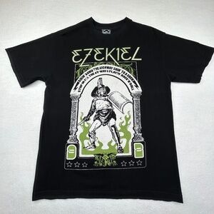 Ezekiel VINTAGE Y2K Medium Graphic T-shirt Medieval Gladiator Coliseum Warrior